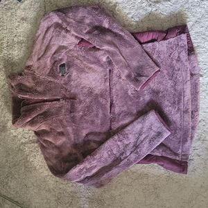 North Face plush quarter zip